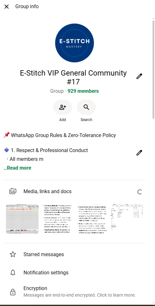 Our WhatsApp Community