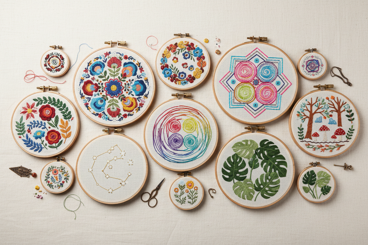 Embroidery Hoops Banner