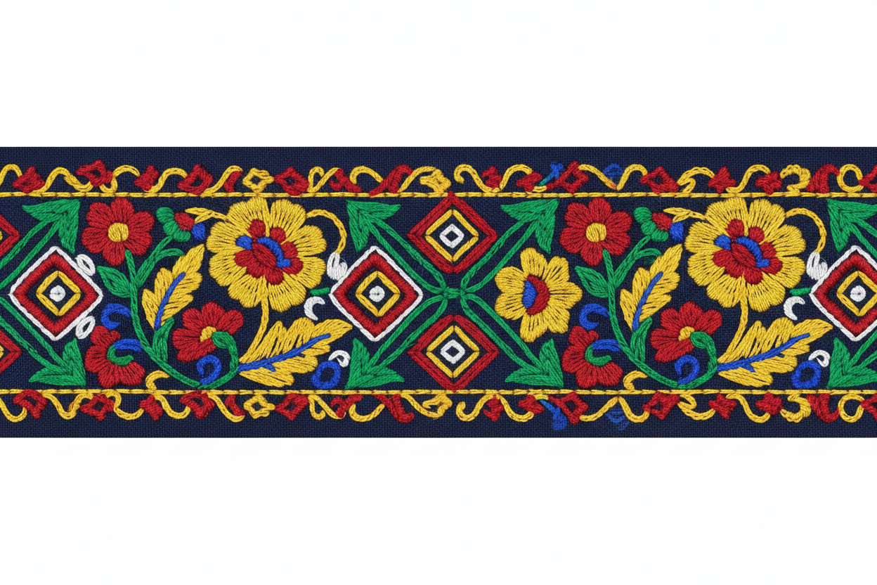 Pakistani Folk Art Border
